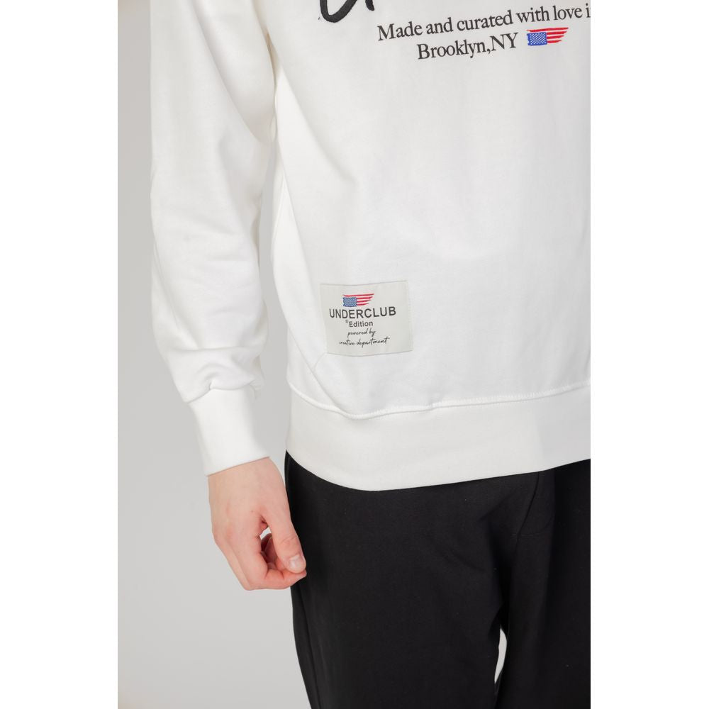 Underclub White Cotton Sweatshirt