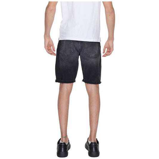 Antony Morato Black Cotton Bermuda AN-13379600009-W29