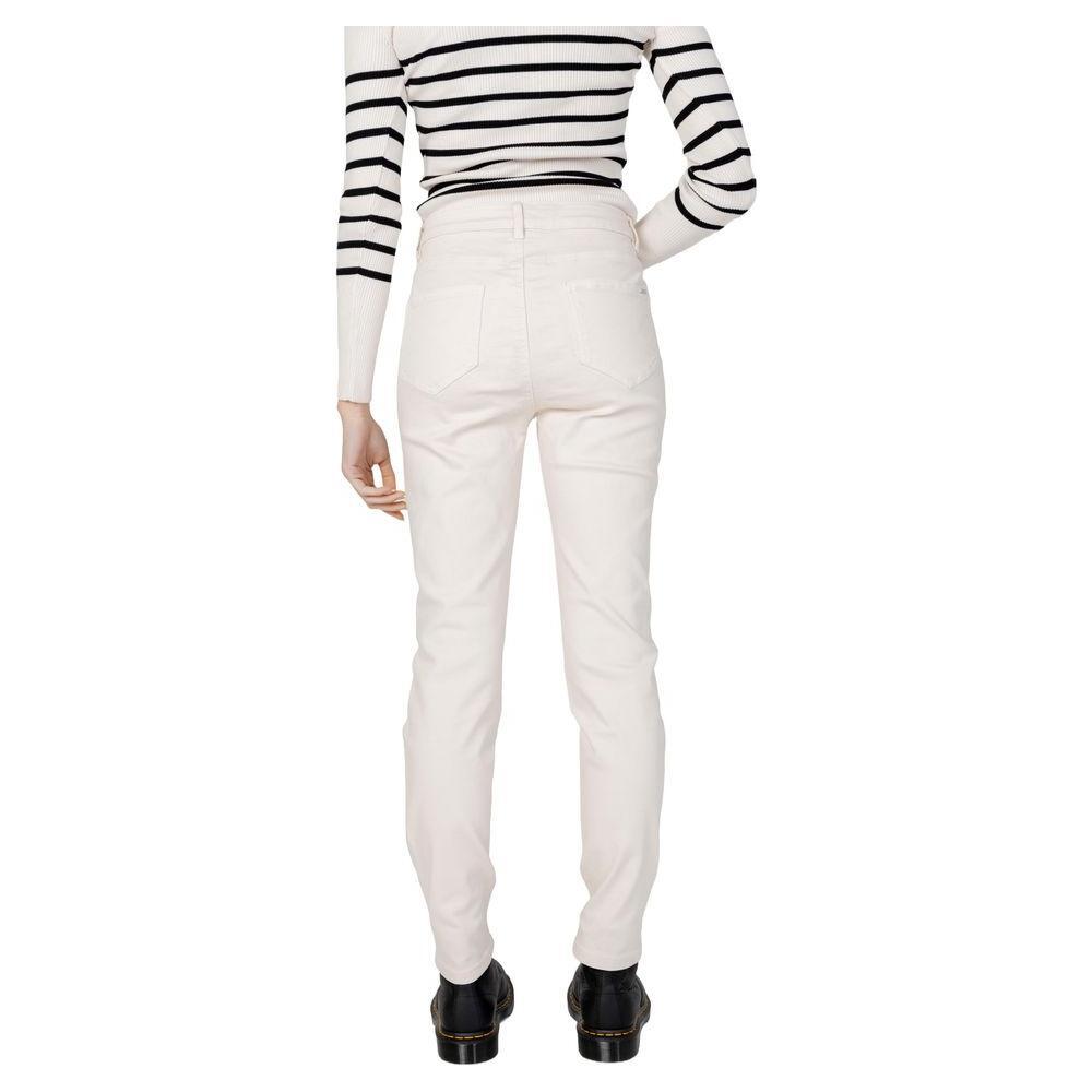 Morgan De Toi Beige Cotton Pant MO-13439900127-IT42|M