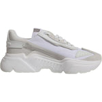 Dolce & Gabbana White Leather Daymaster Low Top Sneakers Shoes