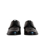 Dolce & Gabbana Peacock Patent Leather Derby Men Dress Shoes