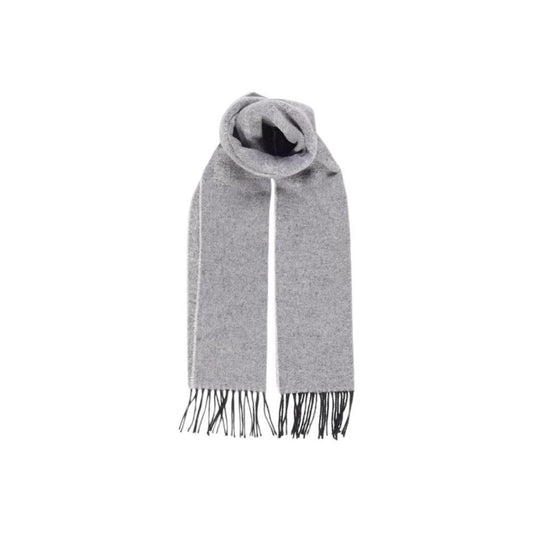 Alviero Martini Prima Classe Gray Cotton Scarf AL-14626400136-ONE SIZE