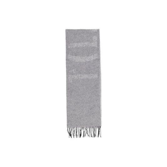 Alviero Martini Prima Classe Gray Cotton Scarf AL-14626400136-ONE SIZE