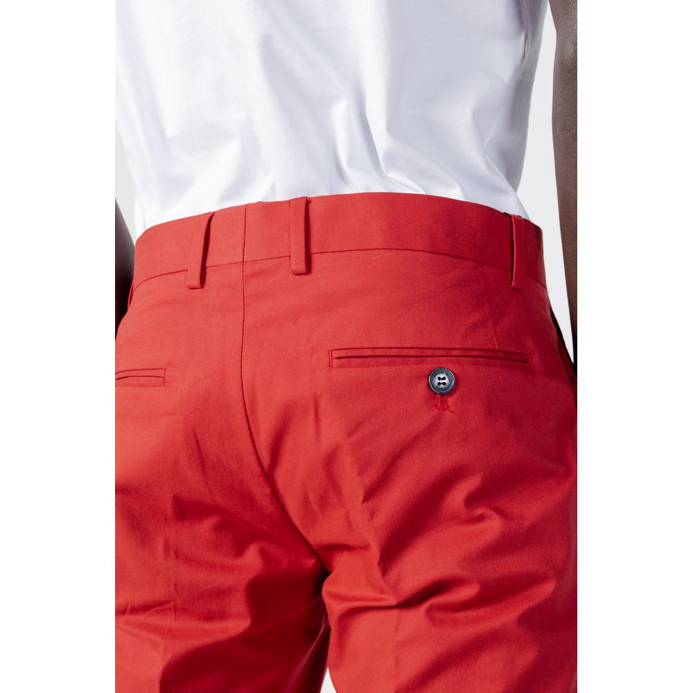 Antony Morato Red Cotton Pants