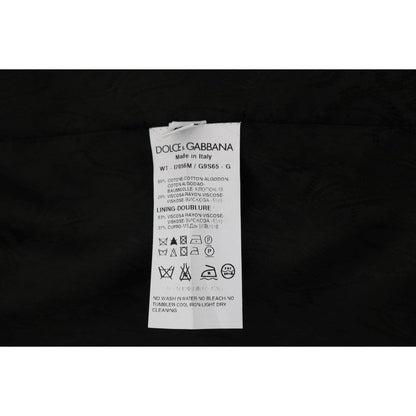 Dolce & Gabbana Black STAFF Cotton Vest