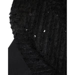 Brunello Cucinelli Black Silk Blend Long Sleeves Blouse Top