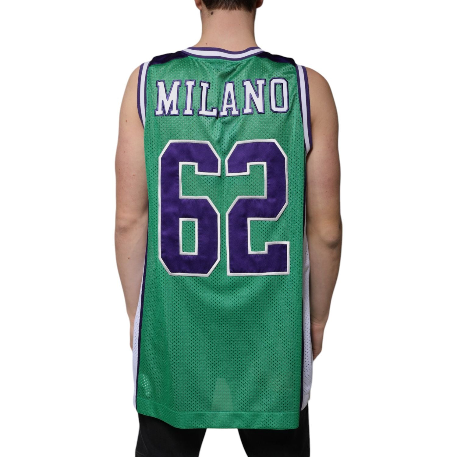 Dolce & Gabbana Green Polyester Jersey Sleeveless T-shirt