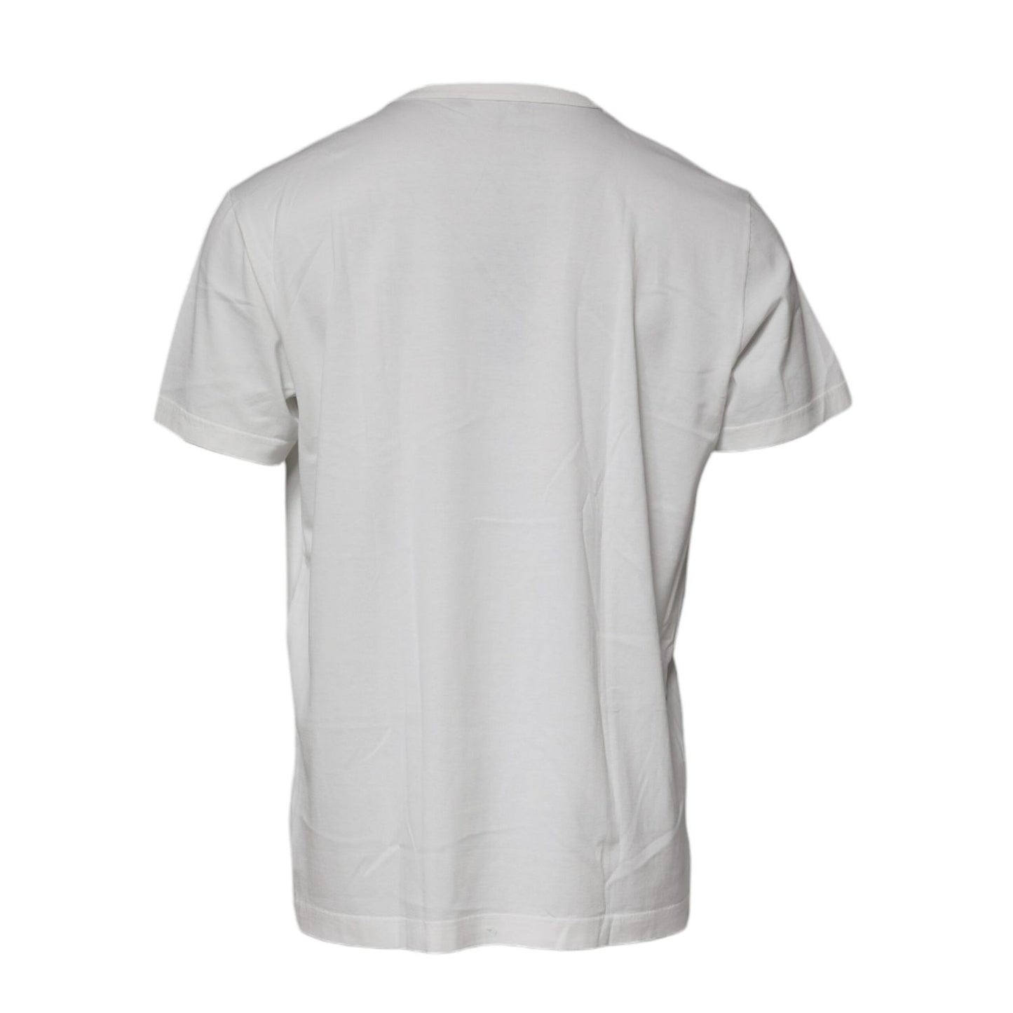 Dolce & Gabbana White Royals Heritage Cotton T-shirt