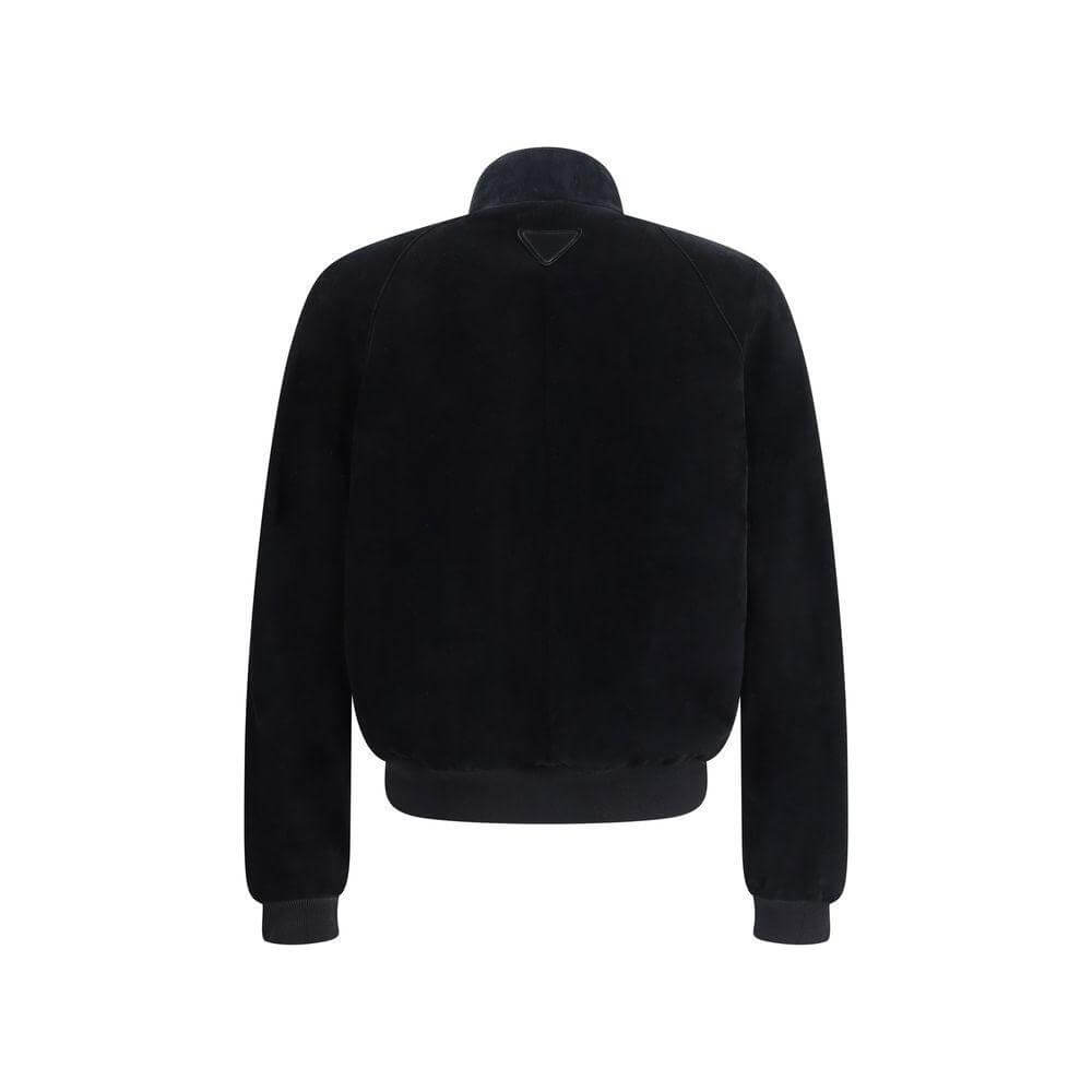Prada Suede bomber Jacket PR-UPW524SOOO158GF0002-IT50 | L