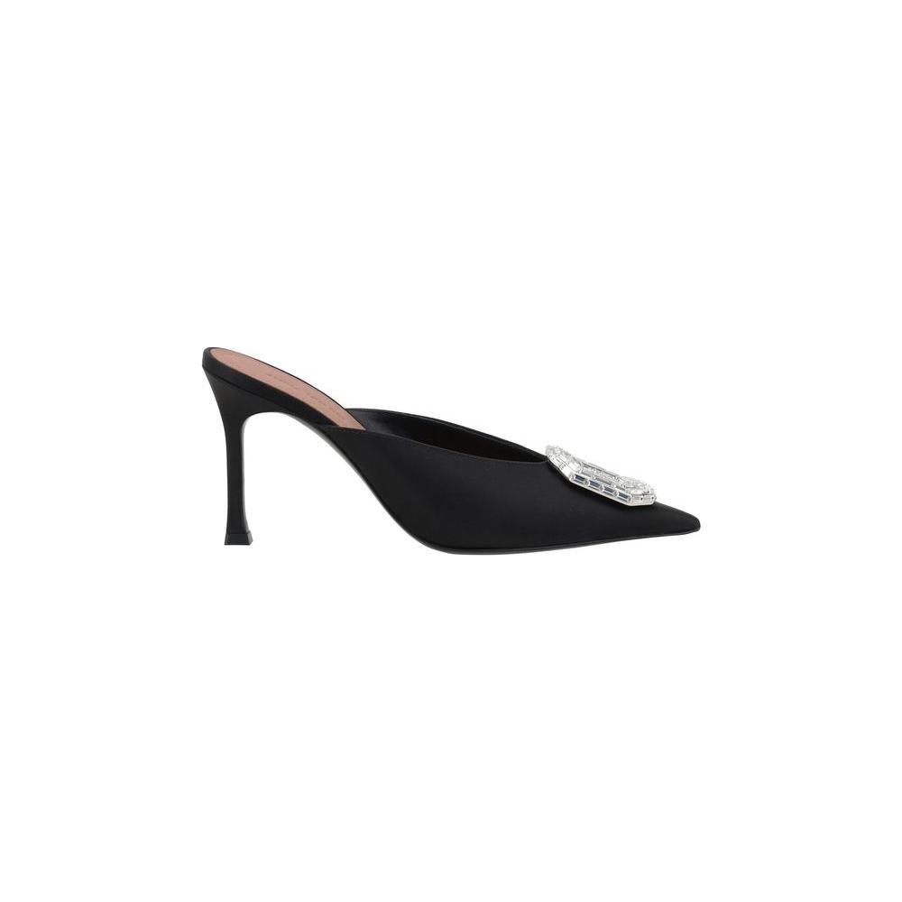 Amina Muaddi Camelia Pumps AM-C9S357007CAMBLACKWHITE-EU36/US6
