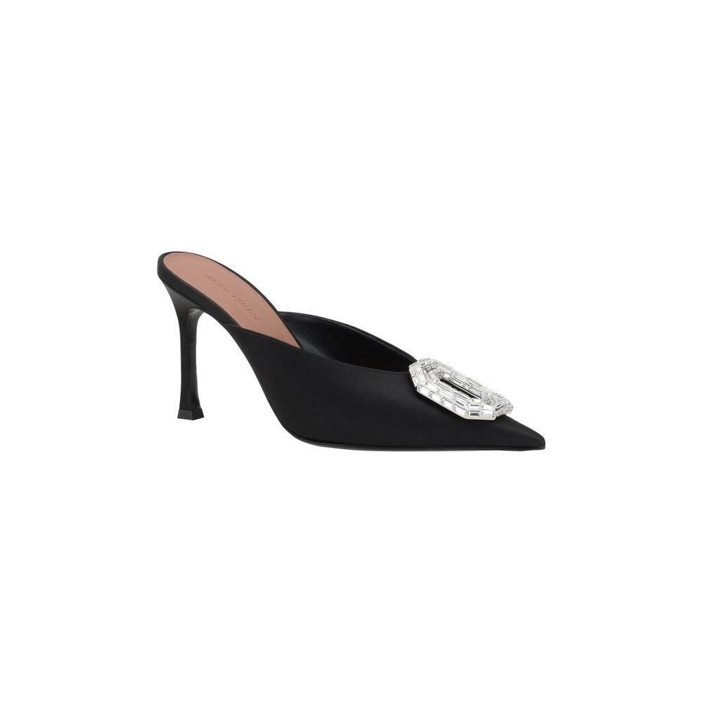 Amina Muaddi Camelia Pumps AM-C9S357007CAMBLACKWHITE-EU36/US6