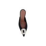Amina Muaddi Camelia Pumps AM-C9S357007CAMBLACKWHITE-EU36/US6