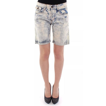 Dolce & Gabbana Blue D&G Cotton Washed Jeans Denim Shorts