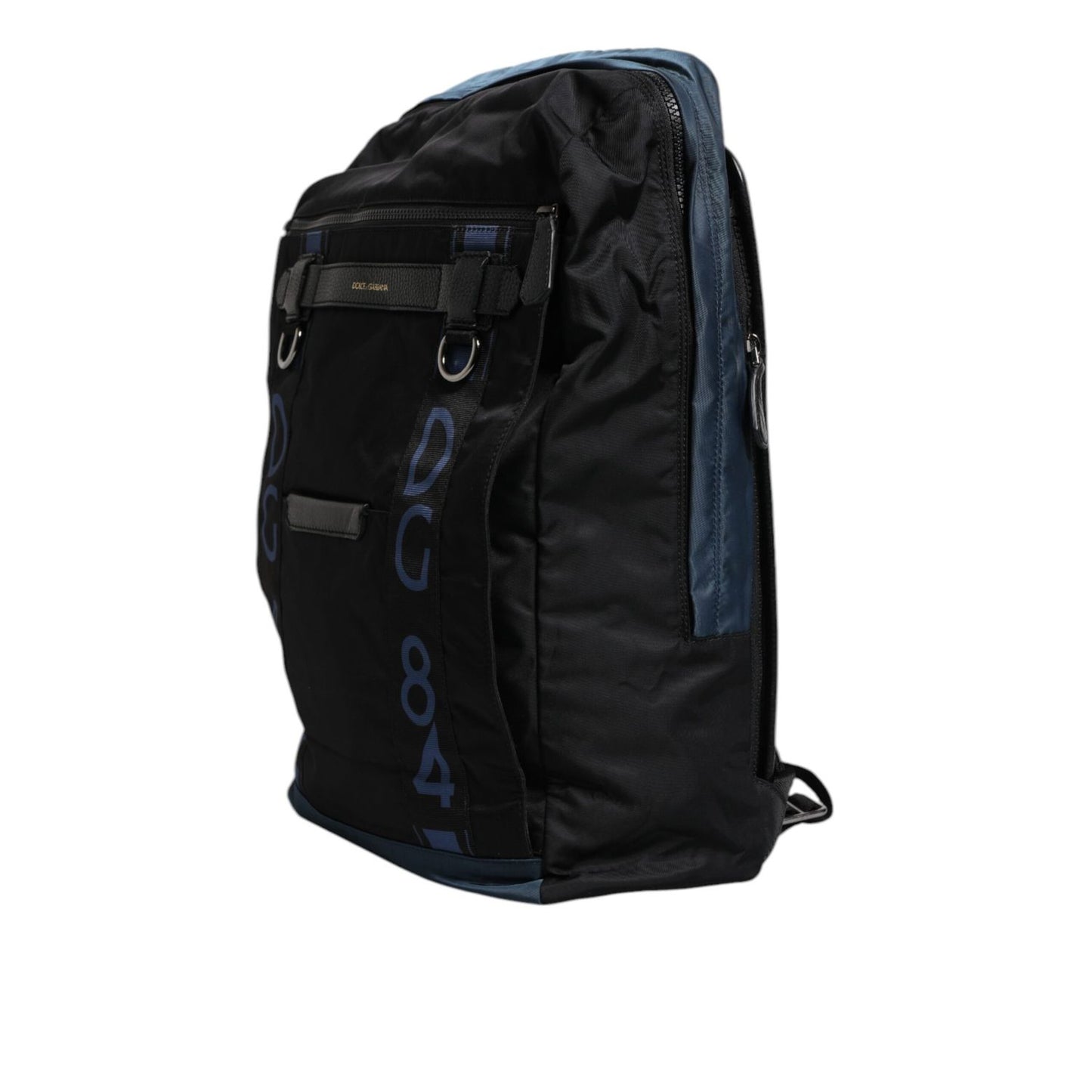 Dolce & Gabbana Black Nylon DG Logo School Backpack Bag