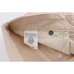 Cavalli Beige Wash Slim Fit Cotton Stretch Jeans SIG18148-2