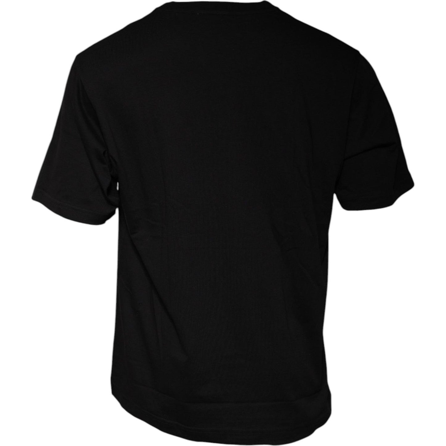 Dolce & Gabbana Black Logo Print Cotton Short Sleeves T-shirt TSH878463-50