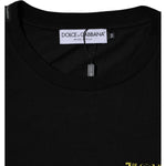 Dolce & Gabbana Black Logo Print Cotton Short Sleeves T-shirt TSH878463-50