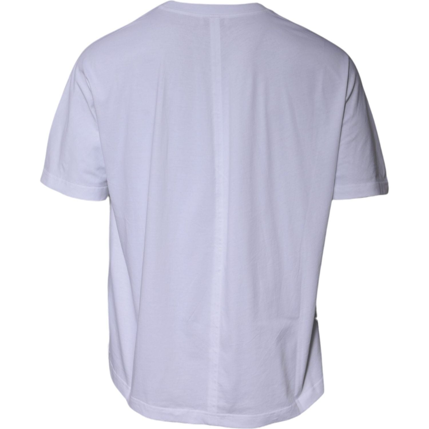 Balenciaga White Logo Cotton Crew Neck Short Sleeves T-shirt