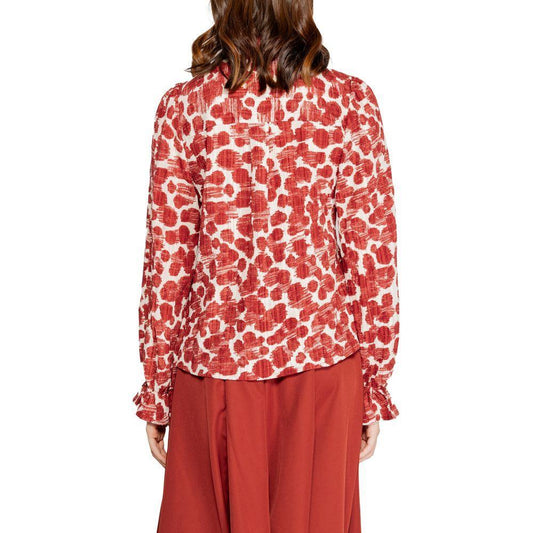 Vero Moda Red Polyester Shirt VE-14874500141-XL