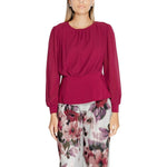 Rinascimento Bordeaux Polyester Blouse RI-14929700129-IT42|M