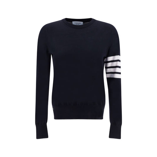 Thom Browne Blue Fleece Wool Sweatshirt