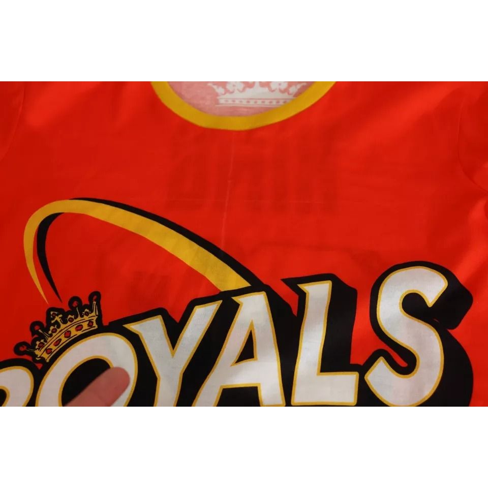 Dolce & Gabbana Orange Royals Print Round Neck T-shirt