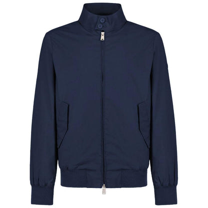 People Of Shibuya Blue Cotton Men's Bomber Jacket