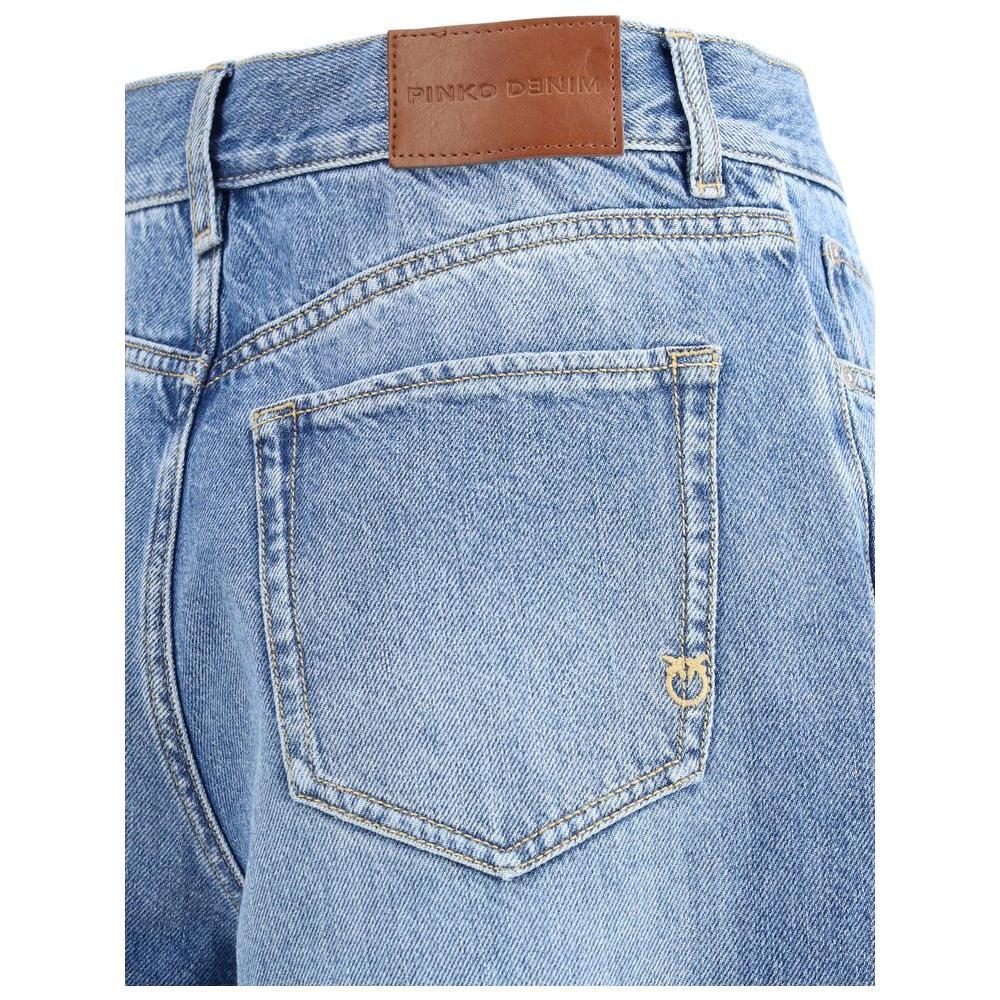 PINKO Knee-length denim shorts PI-104646A2DZPJO-26