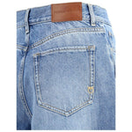 PINKO Knee-length denim shorts PI-104646A2DZPJO-26