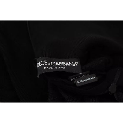 Dolce & Gabbana Black Turtleneck Slim Fit Pullover Sweater