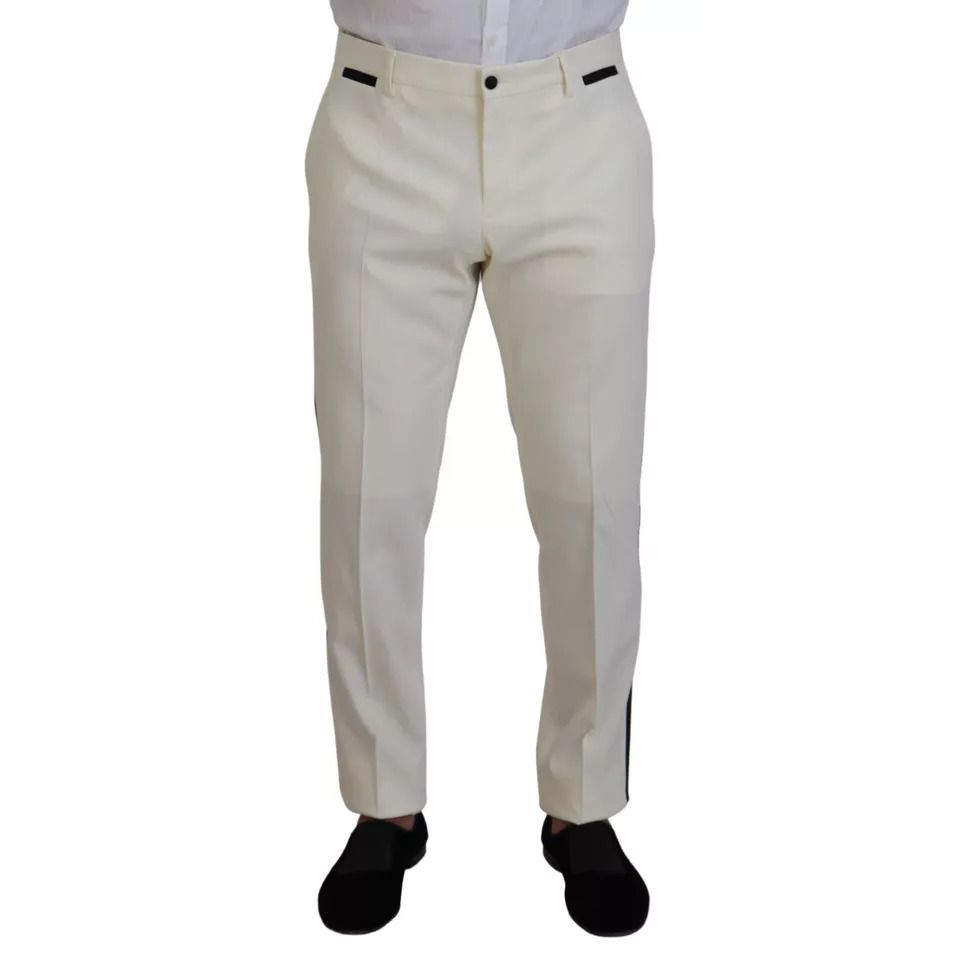 Dolce & Gabbana White Double Breasted 2 Piece SICILIA Suit