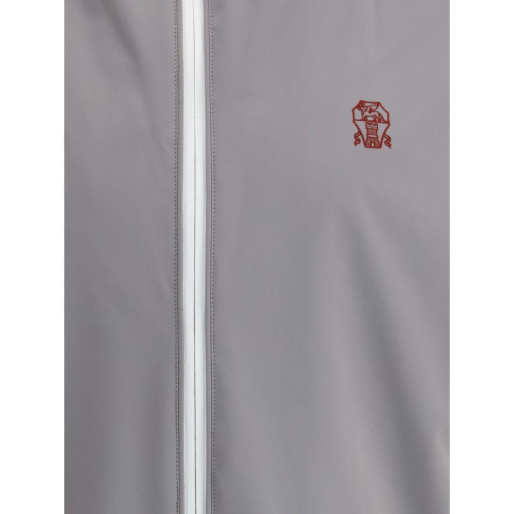 Front view with bag zipped and handles upright.