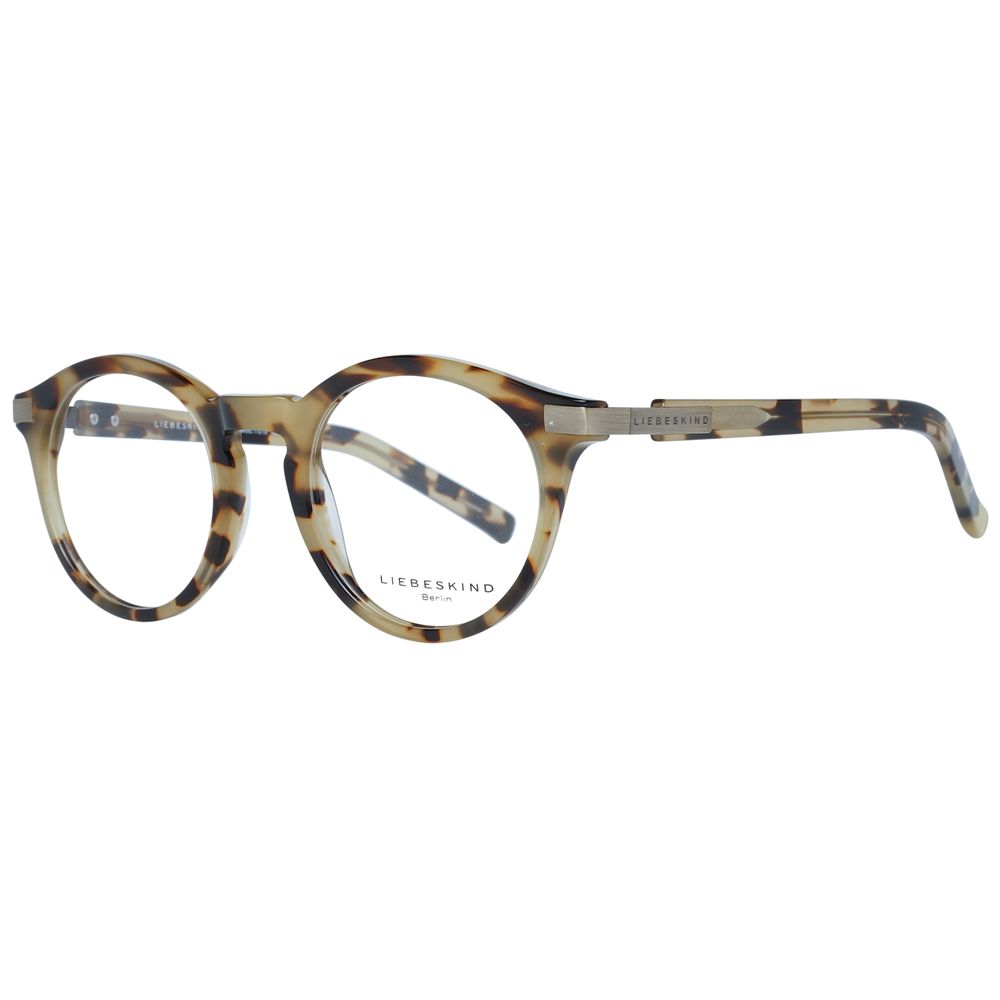 Liebeskind Brown Plastic Frames with clip-on, unisex 110190027749, PLASTIC material, stylish tortoise pattern, lens size 46/22/137 mm