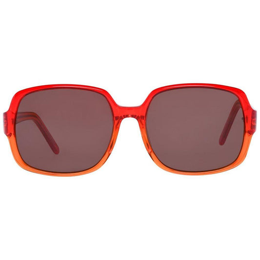 More & More Red Plastic Sunglasses M&MM5436057700AC