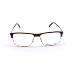 Porsche Brown Metal Frames - Men's glasses model P8361-B, metal material, brown color, made in Italy.
