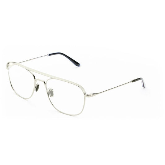 Vuarnet White Stainless Steel Frames with 55/17/145 mm dimensions, featuring sleek design in Ruthenium color for men.