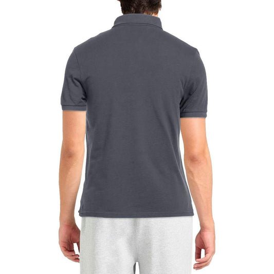 Alpha Studio Gray Cotton Polo Shirt AL-14579-IT48 | M