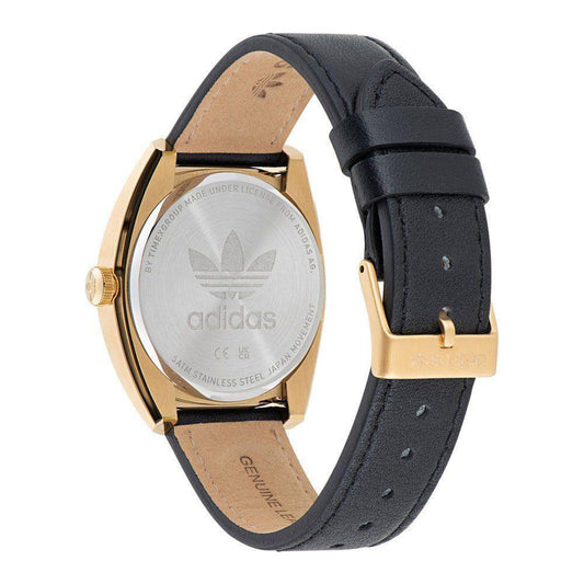 Adidas Black Leather Watch ADAOFH22512AC