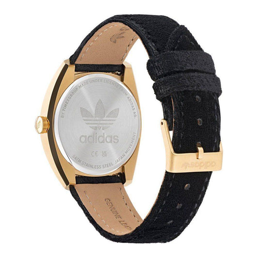 Adidas Black Leather Watch ADAOFH22513AC