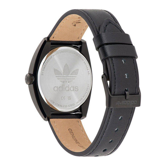 Adidas Black Leather Watch ADAOFH22514AC