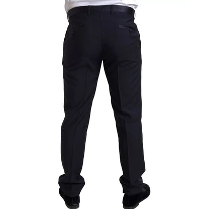 Dolce & Gabbana Black 3 Piece Single Breasted MARTINI Suit