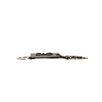 Dolce & Gabbana Beige DG Logo Leather Gold Metal Men Keychain Keyring