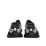 Dolce & Gabbana Black Logo Nylon Low Top NS1 Sneakers Shoes