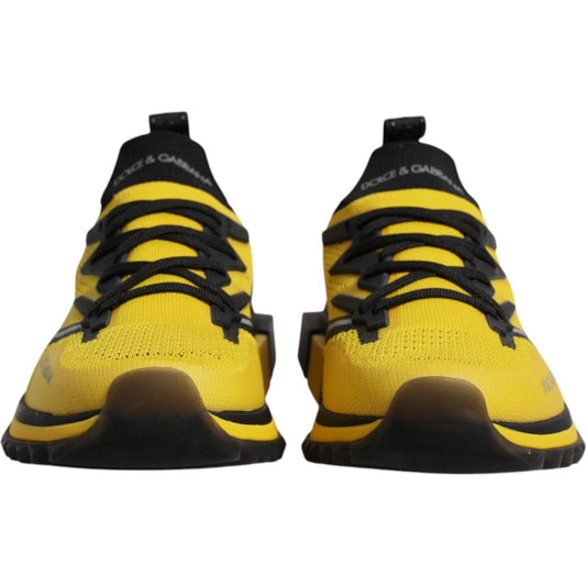 Dolce & Gabbana Yellow SORRENTO Sport Stretch Sneakers Shoes MV6801-39