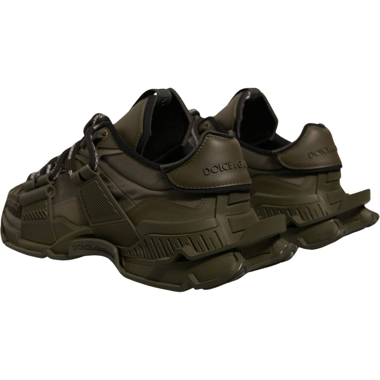 Dolce & Gabbana Military Green Space Low Top Sneakers Shoes MV6895-44