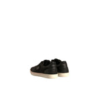 Dolce & Gabbana Black Logo Suede Leather Men Sneakers Shoes