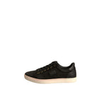 Dolce & Gabbana Black Logo Suede Leather Men Sneakers Shoes