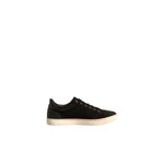 Dolce & Gabbana Black Logo Suede Leather Men Sneakers Shoes