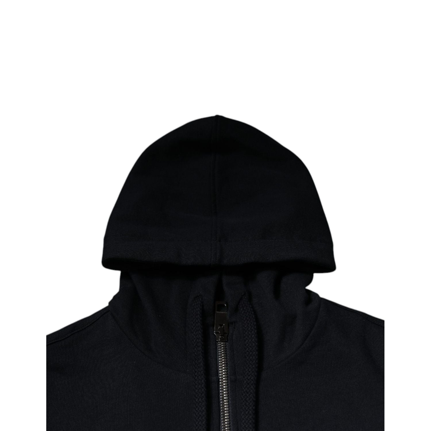 Dolce & Gabbana Blue Logo Full Zip Hooded Sweatshirt Sweater