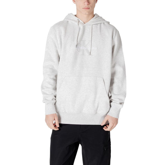 Calvin Klein Jeans Gray Cotton Hoody